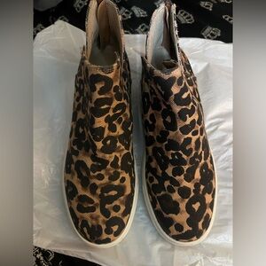 Steve Madden Animal Print Slip-On Shoes